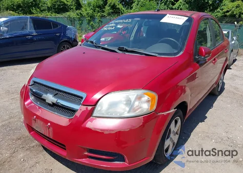 2009 Chevrolet Aveo Lt z USA, uszkodzony, nr VIN KL1TD56E09B343546